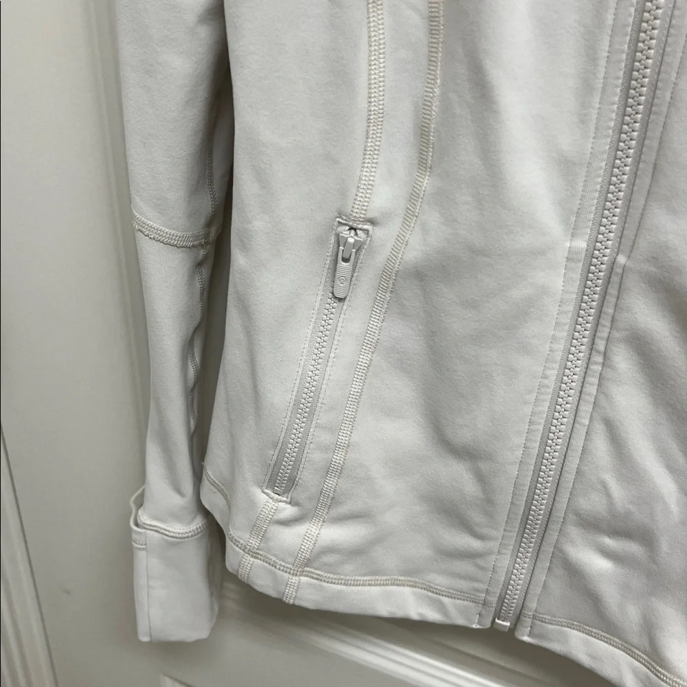 Lululemon Define Jacket *Luon |Size 8 White Opal - Picture 9 of 11